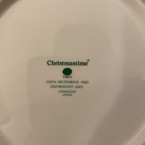 Nikko China dish set Christmas edition, serves 12 - Picture 3 of 12